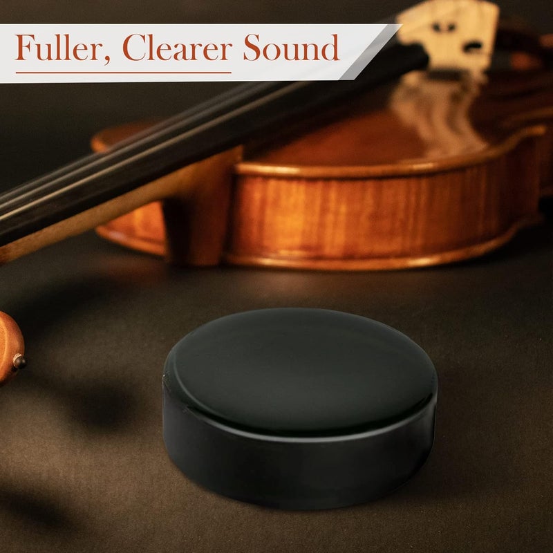 Viotti Dark Olive Rosin for Violin, Viola & Cello: Super-Smooth Rosin Engineered with Advanced Technology for Superior Grip with Low Dust, Shipped in Padded Protective Case to Prevent Cracking - Image 2
